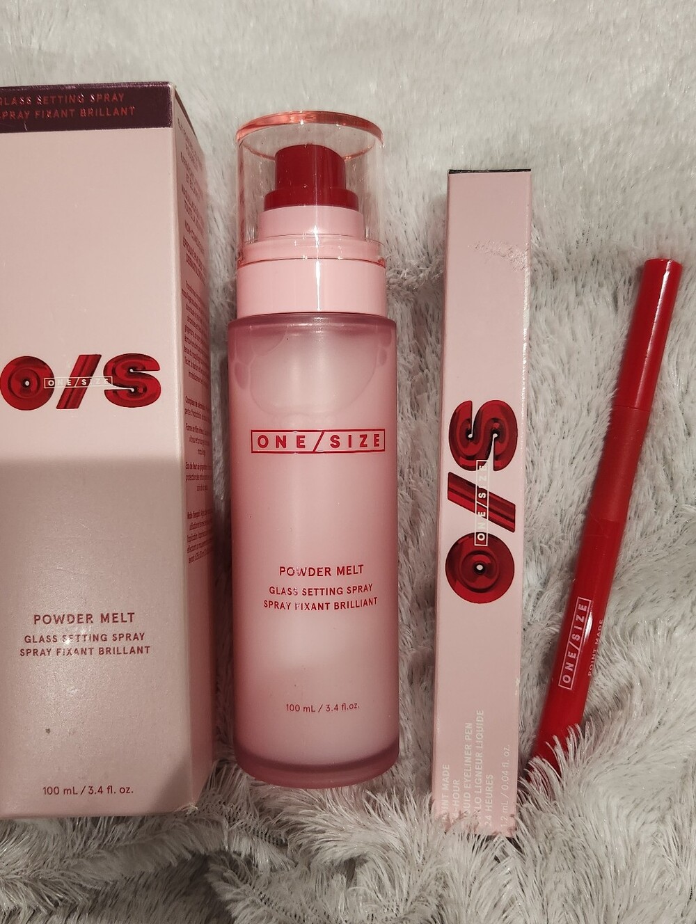 One/Size Duo Powder Melt Glass Setting Spray&Eyeliner